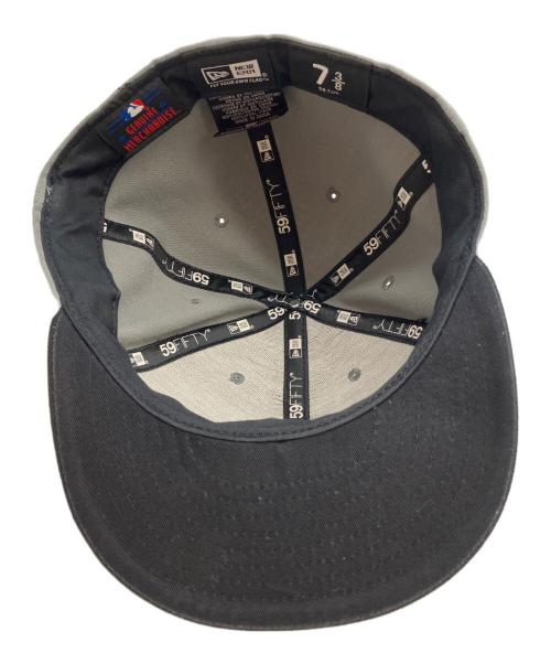 New Era（ニューエラ）New Era (ニューエラ) 59FIFTY ブラック×グレー サイズ:58.7　(7 3/8)の古着・服飾アイテム