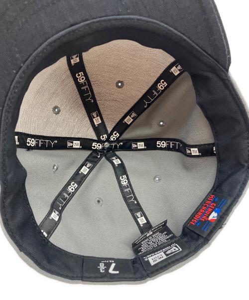New Era（ニューエラ）New Era (ニューエラ) 59FIFTY ブラック×グレー サイズ:58.7　(7 3/8)の古着・服飾アイテム