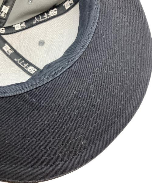 New Era（ニューエラ）New Era (ニューエラ) 59FIFTY ブラック×グレー サイズ:58.7　(7 3/8)の古着・服飾アイテム