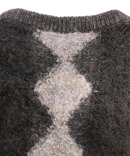JUN MEN（ジュンメン）JUN MEN (ジュンメン) 厚手ニット ブラック×ブラック サイズ:不明の古着・服飾アイテム