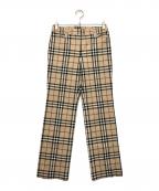 BURBERRY LONDONバーバリーロンドン）の古着「スラックス」｜ベージュ×ブラック