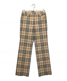 BURBERRY LONDON（バーバリーロンドン）の古着「スラックス」｜ベージュ×ブラック