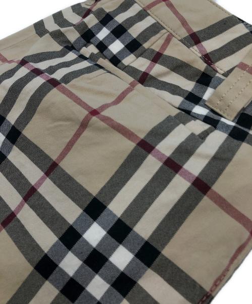 BURBERRY LONDON（バーバリーロンドン）BURBERRY LONDON (バーバリーロンドン) スラックス ベージュ×ブラック サイズ:SIZE 101cm (W40)の古着・服飾アイテム