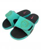 NIKEナイキ）の古着「レブロンスライドサウスビーチ」｜グリーン×ブラック