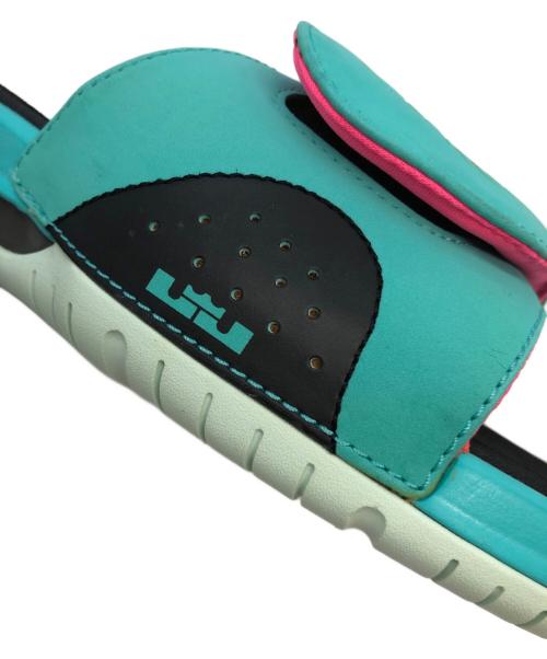 NIKE（ナイキ）NIKE (ナイキ) レブロンスライドサウスビーチ グリーン×ブラック サイズ:SIZE 26cmの古着・服飾アイテム