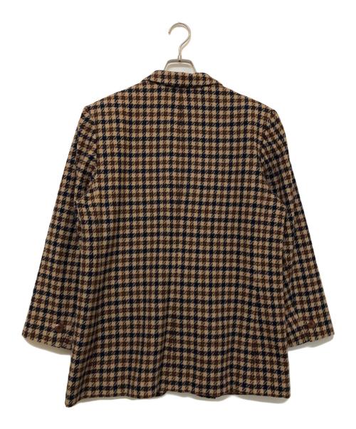 PENDLETON（ペンドルトン）PENDLETON (ペンドルトン) テーラードジャケット ブラウン×ネイビー サイズ:14の古着・服飾アイテム