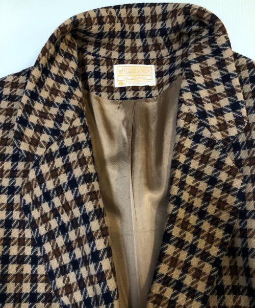 PENDLETON（ペンドルトン）PENDLETON (ペンドルトン) テーラードジャケット ブラウン×ネイビー サイズ:14の古着・服飾アイテム