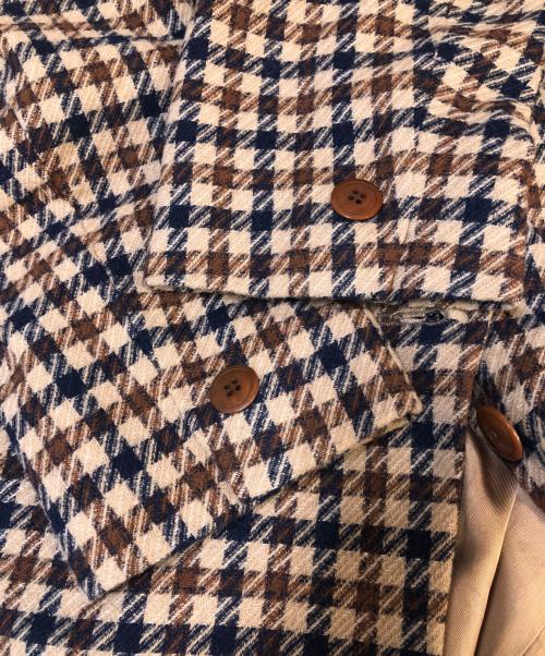 PENDLETON（ペンドルトン）PENDLETON (ペンドルトン) テーラードジャケット ブラウン×ネイビー サイズ:14の古着・服飾アイテム