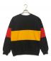 diportusa (ディポート ユーエスエー) クルーネックスウェット ブラック×レッド サイズ:SIZE L：4000円