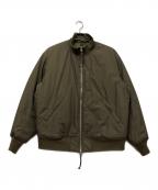 nanamicaナナミカ）の古着「Varsity JacketMA-1ジャケット」｜カーキ