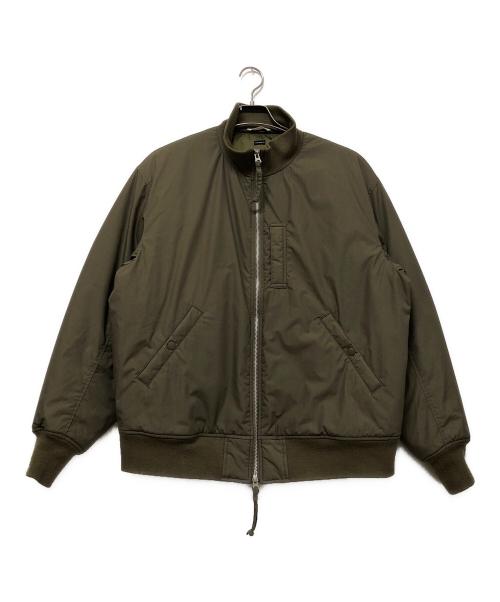 nanamica（ナナミカ）nanamica (ナナミカ) Varsity JacketMA-1ジャケット カーキ サイズ:SIZE Mの古着・服飾アイテム