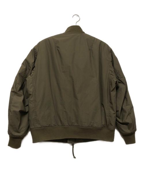 nanamica（ナナミカ）nanamica (ナナミカ) Varsity JacketMA-1ジャケット カーキ サイズ:SIZE Mの古着・服飾アイテム