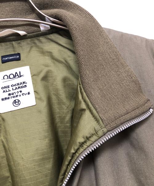 nanamica（ナナミカ）nanamica (ナナミカ) Varsity JacketMA-1ジャケット カーキ サイズ:SIZE Mの古着・服飾アイテム