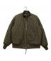 nanamica（ナナミカ）の古着「Varsity JacketMA-1ジャケット」｜カーキ