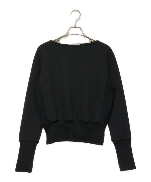 JENNE（ジェンヌ）JENNE (ジェンヌ) 日本製美ライントレーナー ブラック サイズ:SIZE Mの古着・服飾アイテム