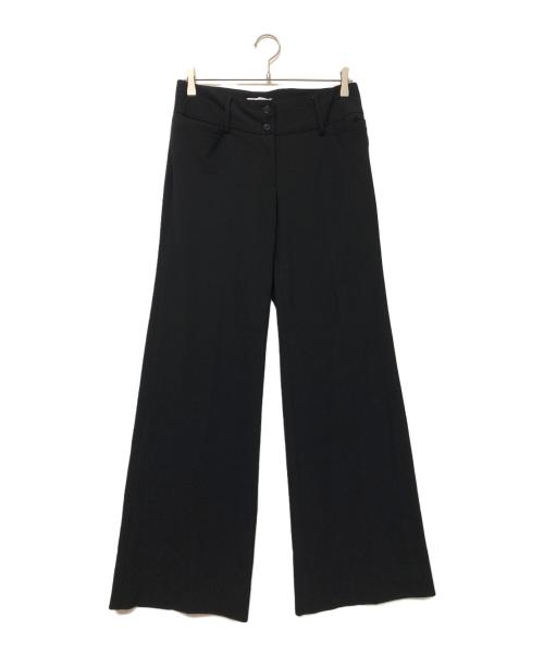 DOLCE & GABBANA（ドルチェ＆ガッバーナ）DOLCE & GABBANA (ドルチェ＆ガッバーナ) ワイドパンツ ブラック サイズ:SIZE 40の古着・服飾アイテム