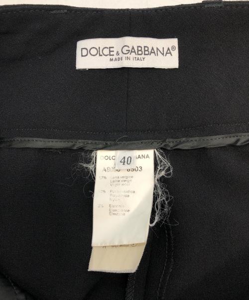 DOLCE & GABBANA（ドルチェ＆ガッバーナ）DOLCE & GABBANA (ドルチェ＆ガッバーナ) ワイドパンツ ブラック サイズ:SIZE 40の古着・服飾アイテム