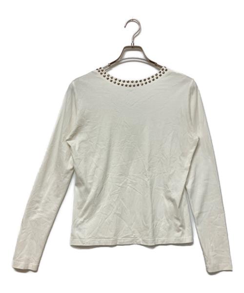 AKRIS punto（アクリスプント）AKRIS punto (アクリスプント) 長袖カットソー ホワイト サイズ:40の古着・服飾アイテム