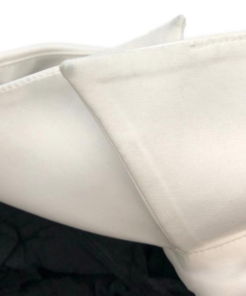 Demi-Luxe Beams（デミルクス ビームス）Demi-Luxe BEAMS (デミルクス ビームス) 半袖ブラウス ブラック×ホワイト サイズ:SIZE 38の古着・服飾アイテム