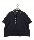 UNITED ARROWSユナイテッドアローズ）の古着「7分丈ニット」｜ネイビー