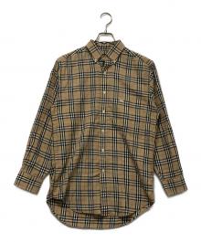 BURBERRY LONDON（バーバリーロンドン）の古着「チェックシャツ」｜ブラウン