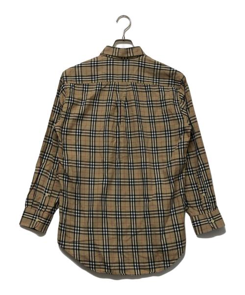 BURBERRY LONDON（バーバリーロンドン）BURBERRY LONDON (バーバリーロンドン) チェックシャツ ブラウン サイズ:SIZE Sの古着・服飾アイテム
