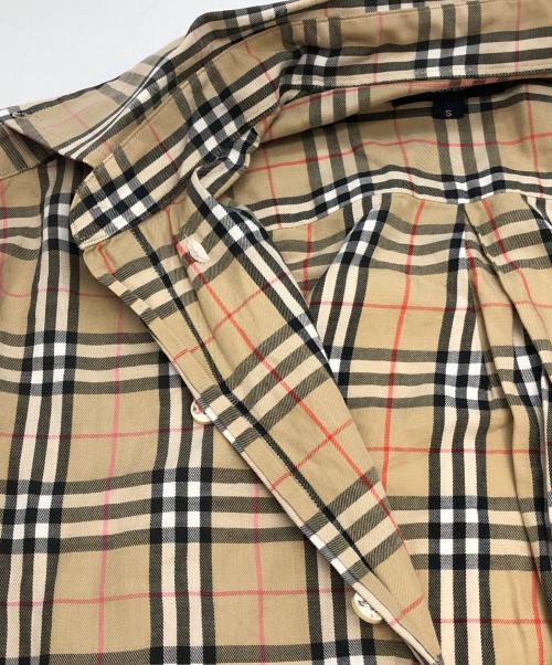 BURBERRY LONDON（バーバリーロンドン）BURBERRY LONDON (バーバリーロンドン) チェックシャツ ブラウン サイズ:SIZE Sの古着・服飾アイテム
