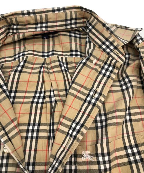 BURBERRY LONDON（バーバリーロンドン）BURBERRY LONDON (バーバリーロンドン) チェックシャツ ブラウン サイズ:SIZE Sの古着・服飾アイテム