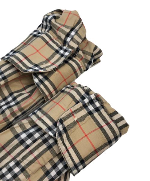 BURBERRY LONDON（バーバリーロンドン）BURBERRY LONDON (バーバリーロンドン) チェックシャツ ブラウン サイズ:SIZE Sの古着・服飾アイテム