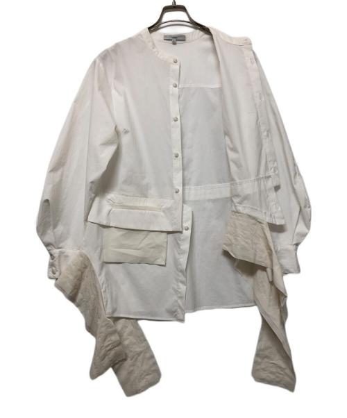 UN3D.（アンスリード）UN3D. (アンスリード) 長袖シャツ ホワイト サイズ:SIZE 36の古着・服飾アイテム