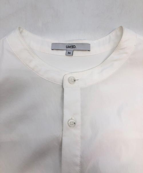 UN3D.（アンスリード）UN3D. (アンスリード) 長袖シャツ ホワイト サイズ:SIZE 36の古着・服飾アイテム