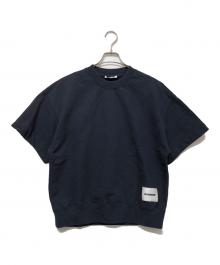 JIL SANDER（ジルサンダー）の古着「半袖スウェット」｜ネイビー