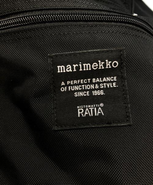 marimekko（マリメッコ）marimekko (マリメッコ) リュック ブラックの古着・服飾アイテム