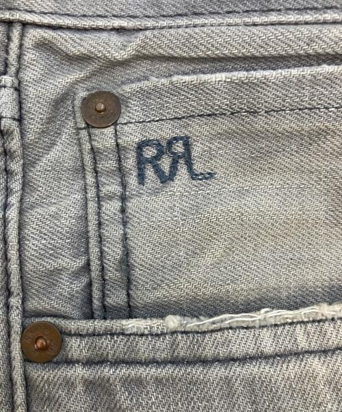RRL（ダブルアールエル）RRL (ダブルアールエル) SLIM FIT　セルビッチデニムパンツ グレー サイズ:SIZE 81cm (W32) 股下76cmの古着・服飾アイテム