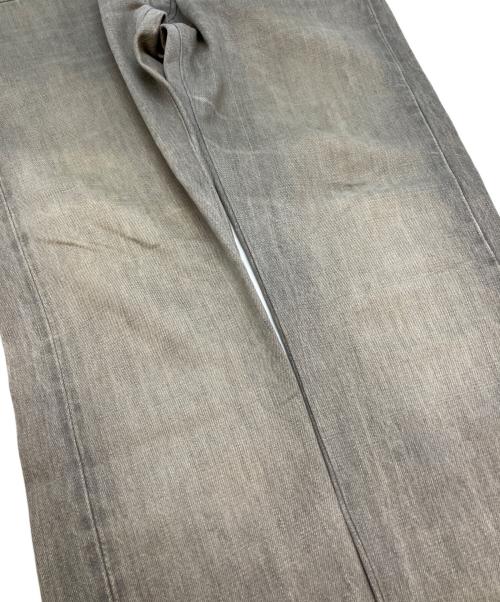 RRL（ダブルアールエル）RRL (ダブルアールエル) SLIM FIT　セルビッチデニムパンツ グレー サイズ:SIZE 81cm (W32) 股下76cmの古着・服飾アイテム