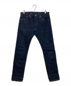 RRLダブルアールエル）の古着「1936 BUCKLE BACK　セルビッチデニムパンツ」｜インディゴ