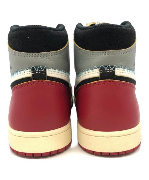 NIKE（ナイキ）NIKE (ナイキ) UNION × Nike Air Jordan 1 Retro High OG　ハイカットスニーカー レッド×ホワイト サイズ:SIZE 29cmの古着・服飾アイテム