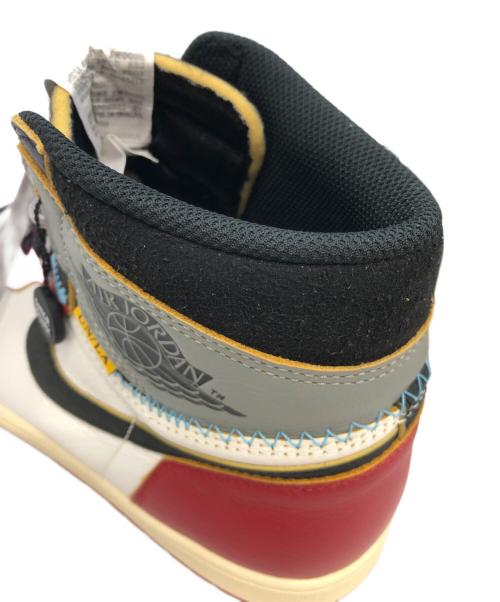 NIKE（ナイキ）NIKE (ナイキ) UNION × Nike Air Jordan 1 Retro High OG　ハイカットスニーカー レッド×ホワイト サイズ:SIZE 29cmの古着・服飾アイテム