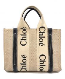 Chloe（クロエ）の古着「woody スモールトートバッグ」｜ベージュ