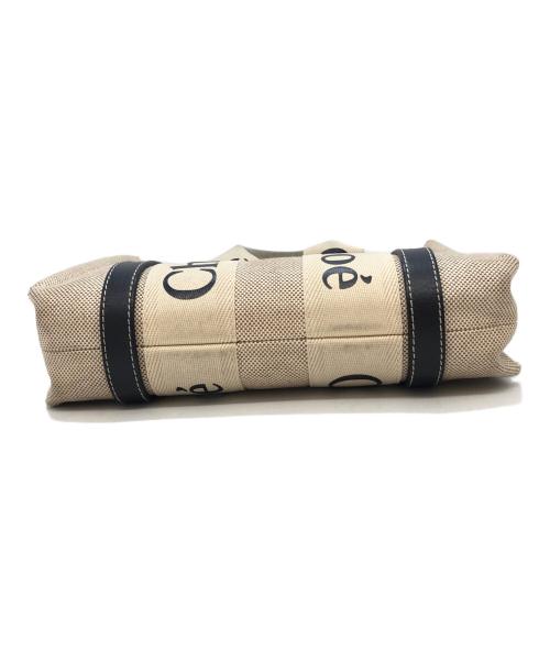 Chloe（クロエ）Chloe (クロエ) woody スモールトートバッグ ベージュの古着・服飾アイテム