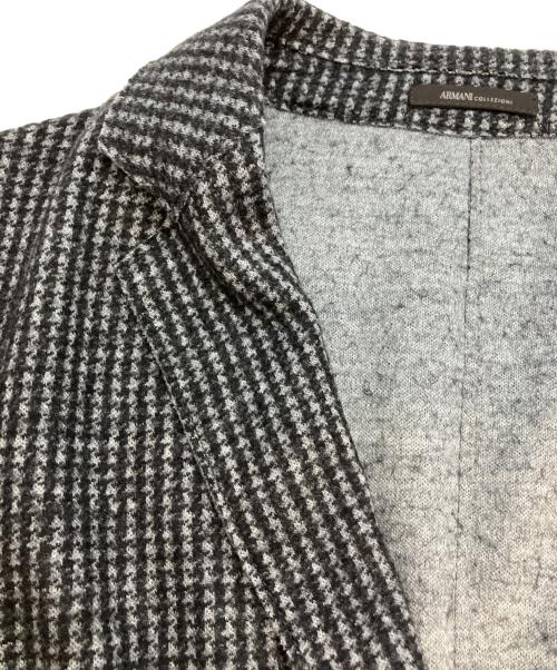 ARMANI COLLEZIONI（アルマーニ コレツィオーニ）ARMANI COLLEZIONI (アルマーニ コレツィオーニ) 2Bジャケット グレー×ブラウン サイズ:不明の古着・服飾アイテム