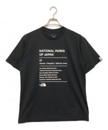 THE NORTH FACE（ザ ノース フェイス）の古着「ショートスリーブナショナルパークスティー」｜ブラック