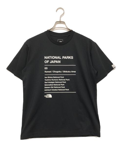 THE NORTH FACE（ザ ノース フェイス）THE NORTH FACE (ザ ノース フェイス) ショートスリーブナショナルパークスティー ブラック サイズ:SIZE Mの古着・服飾アイテム