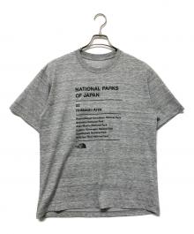 THE NORTH FACE（ザ ノース フェイス）の古着「ショートスリーブナショナルパークスティー　半袖Tシャツ」｜グレー