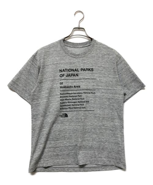 THE NORTH FACE（ザ ノース フェイス）THE NORTH FACE (ザ ノース フェイス) ショートスリーブナショナルパークスティー　半袖Tシャツ グレー サイズ:Lの古着・服飾アイテム