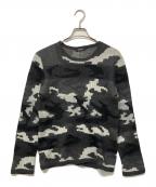 BURBERRY BLACK LABELバーバリーブラックレーベル）の古着「厚手ニット」｜ブラック×グレー