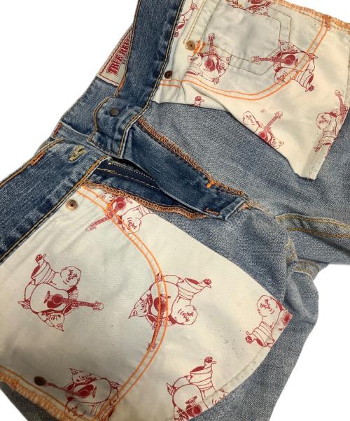 TRUE RELIGION（トゥルー レリジョン）TRUE RELIGION (トゥルー レリジョン) デニムパンツ ブルー サイズ:Freeの古着・服飾アイテム
