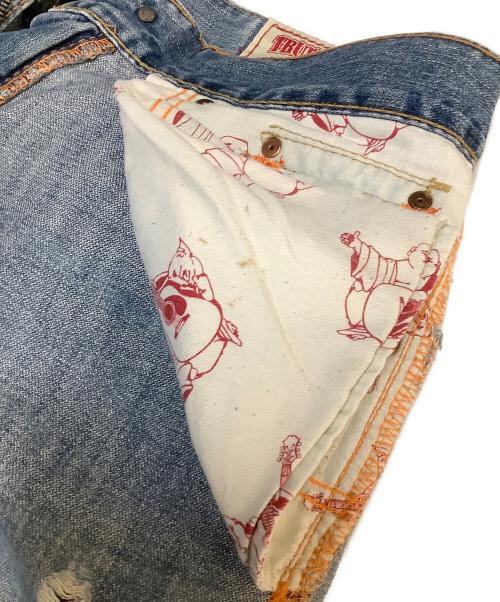 TRUE RELIGION（トゥルー レリジョン）TRUE RELIGION (トゥルー レリジョン) デニムパンツ ブルー サイズ:Freeの古着・服飾アイテム
