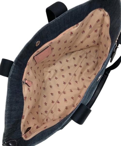 COACH（コーチ）COACH (コーチ) デニムトートバッグ ブルーの古着・服飾アイテム