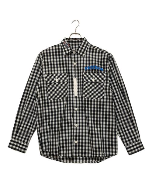Kare/ME（カーミー）kare/me (カーミー) 長袖シャツ ブラック×ホワイト サイズ:SIZE Sの古着・服飾アイテム
